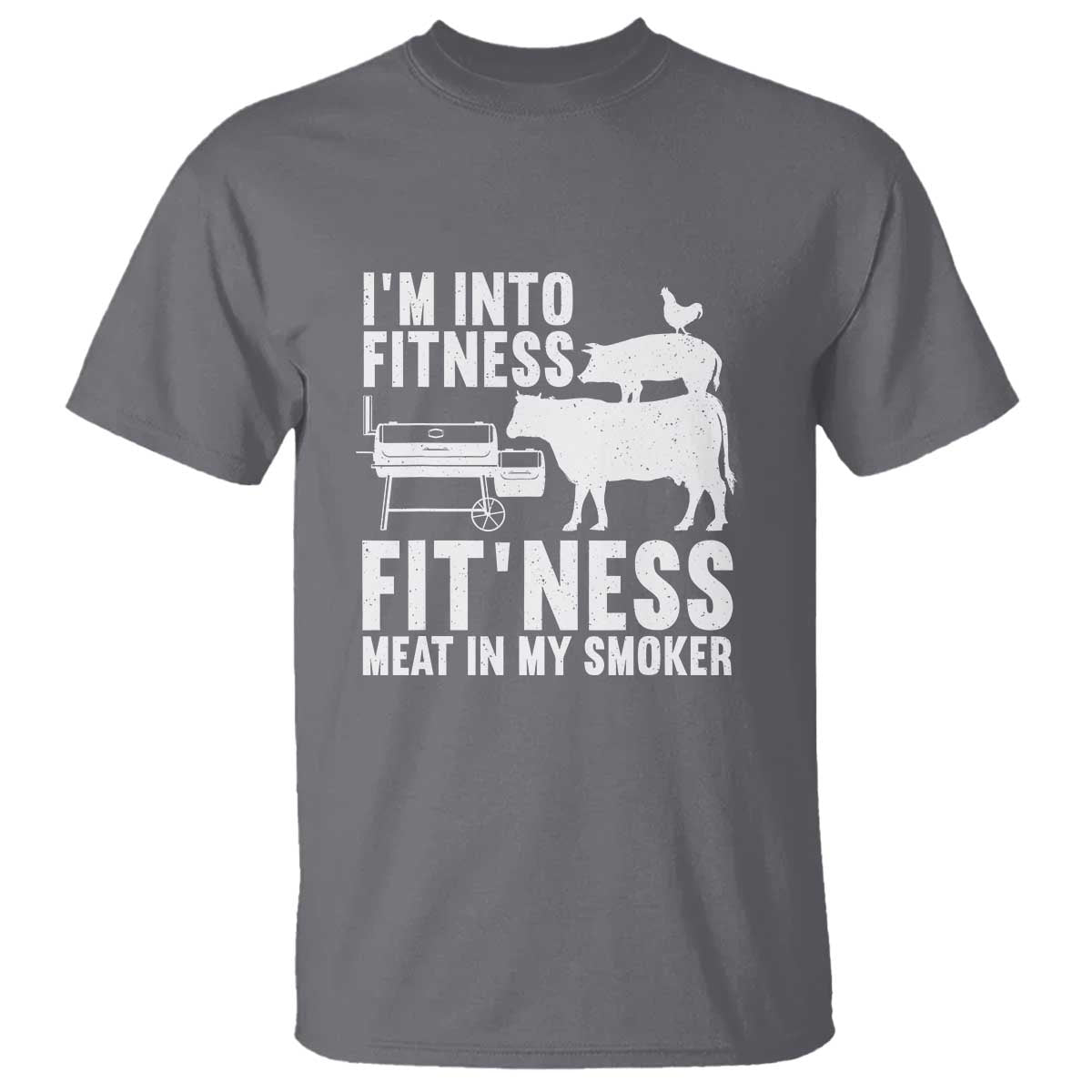 Funny BBQ Meat Smoking Art Barbeque Griller T Shirt - Wonder Print Shop
