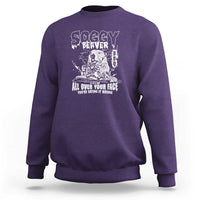 Soggy Beaver BBQ Sweatshirt It's Over Face The Beaver - Wonder Print Shop