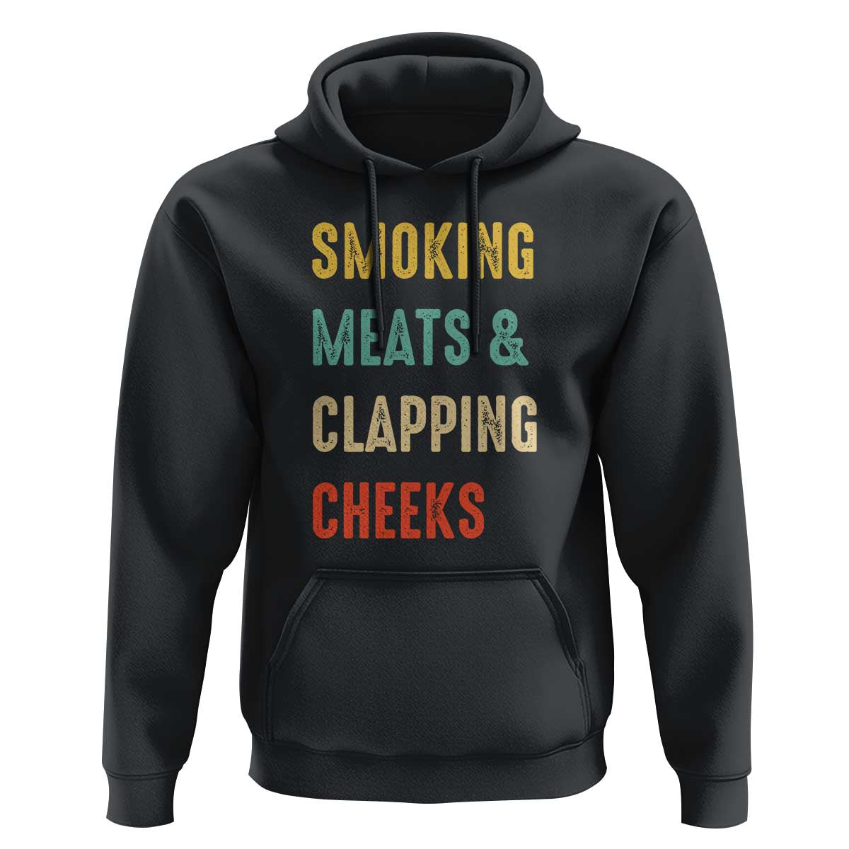 Smoking Meats And Clapping Cheeks Funny BBQ Meat Smoking Hoodie - Wonder Print Shop