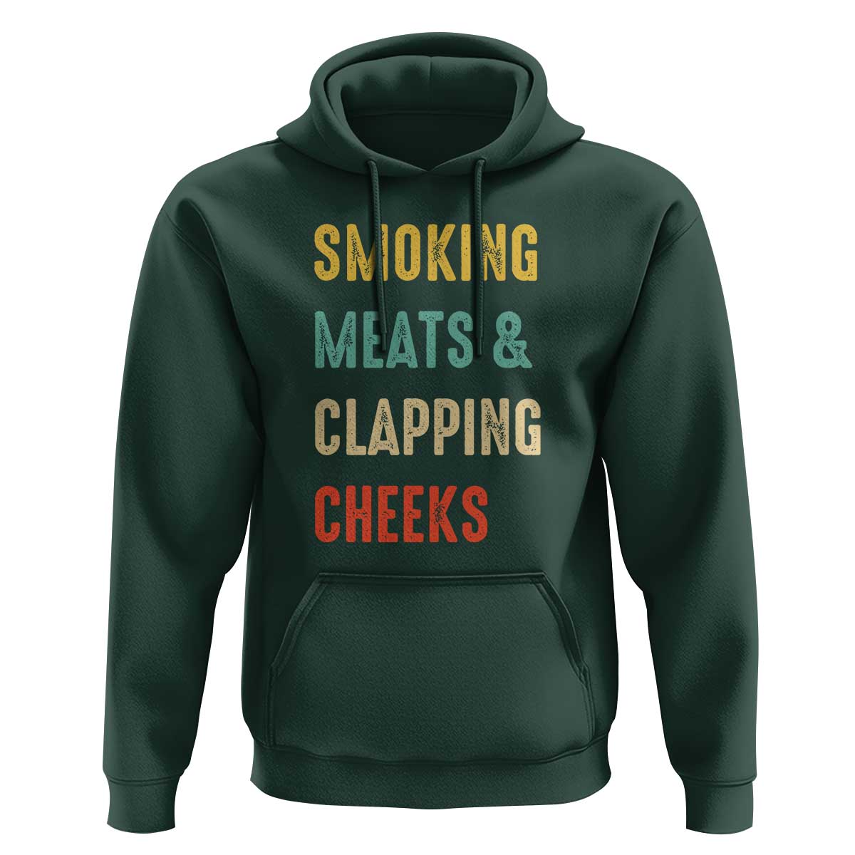 Smoking Meats And Clapping Cheeks Funny BBQ Meat Smoking Hoodie - Wonder Print Shop