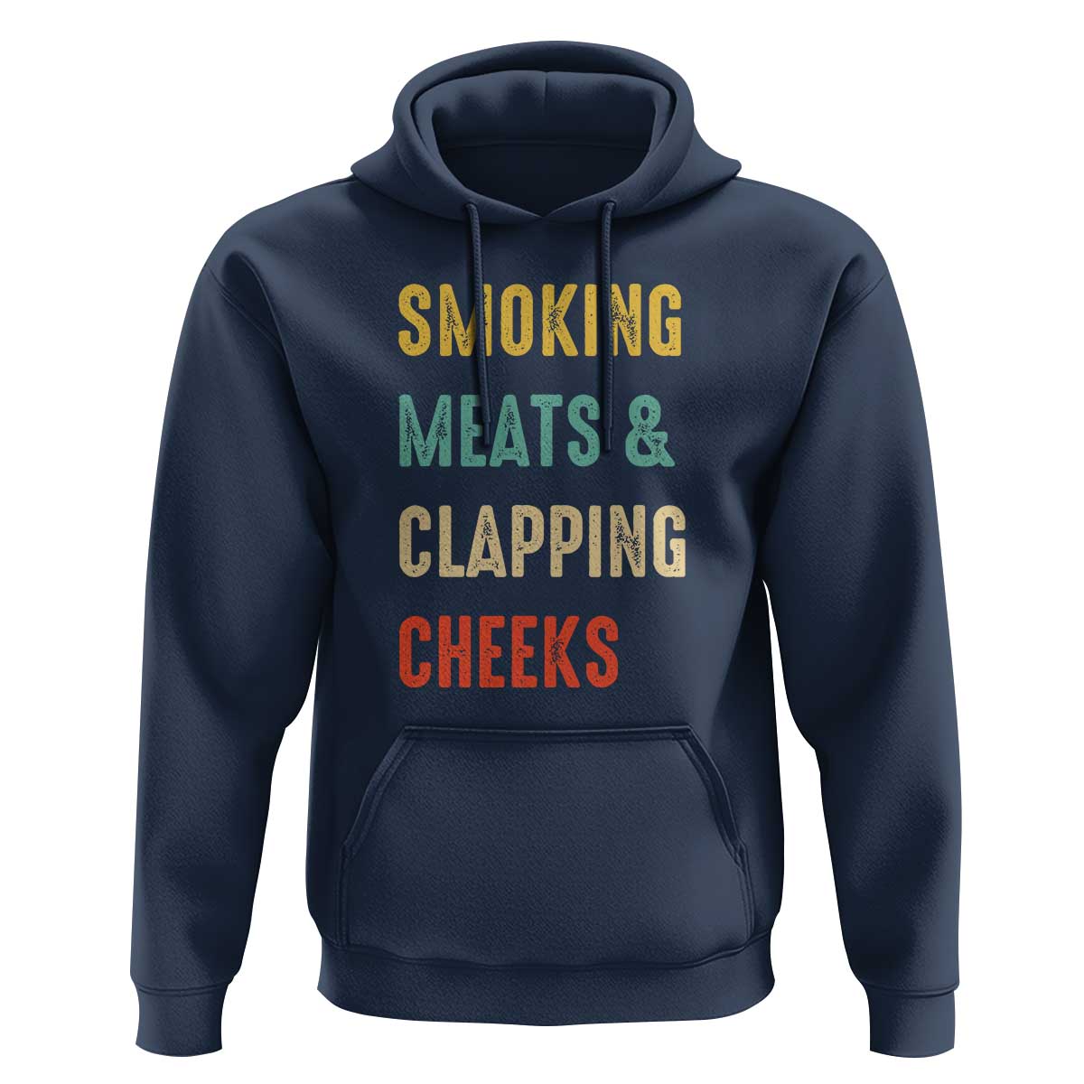 Smoking Meats And Clapping Cheeks Funny BBQ Meat Smoking Hoodie - Wonder Print Shop
