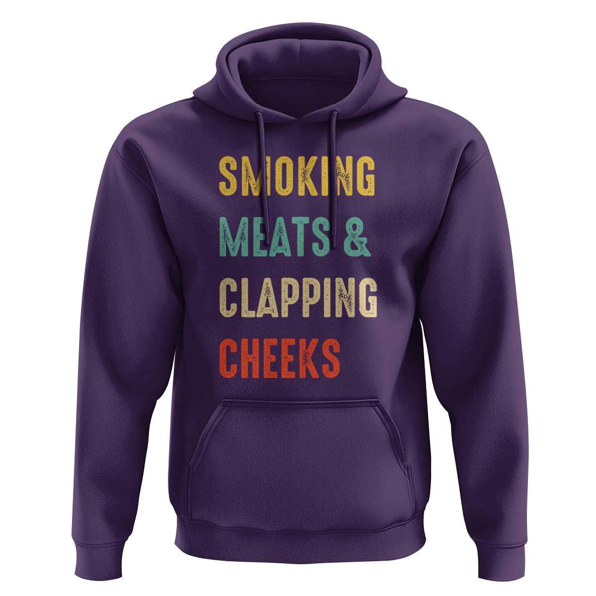Smoking Meats And Clapping Cheeks Funny BBQ Meat Smoking Hoodie - Wonder Print Shop