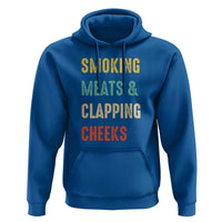 Smoking Meats And Clapping Cheeks Funny BBQ Meat Smoking Hoodie - Wonder Print Shop