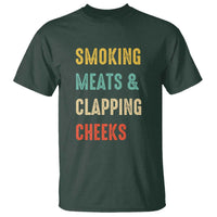 Smoking Meats And Clapping Cheeks Funny BBQ Meat Smoking T Shirt - Wonder Print Shop