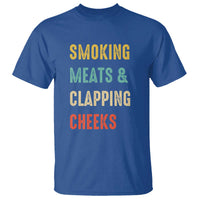 Smoking Meats And Clapping Cheeks Funny BBQ Meat Smoking T Shirt - Wonder Print Shop