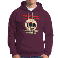 The Mothman Stole My Catalytic Converter In Point Hoodie - Wonder Print Shop