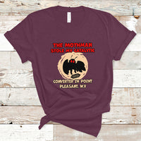 The Mothman Stole My Catalytic Converter In Point T Shirt - Wonder Print Shop