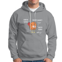 Funny Animal Farm Shirt Guess What Chicken Butt Hoodie - Wonder Print Shop
