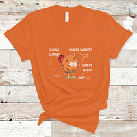 Funny Animal Farm Shirt Guess What Chicken Butt T Shirt - Wonder Print Shop