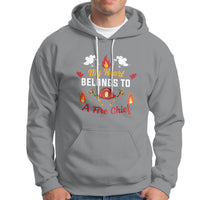 Fire Chief Hoodie My Heart Belongs To A Fire Chief Wife - Wonder Print Shop