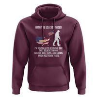 Patriotic USA Flag Hoodie Believe in God American Pride