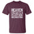 Heaven Is My Home, I'm Just Here Recruiting T Shirt God, Jesus, Bible, Pray Design, Christian Faith for Women - Wonder Print Shop