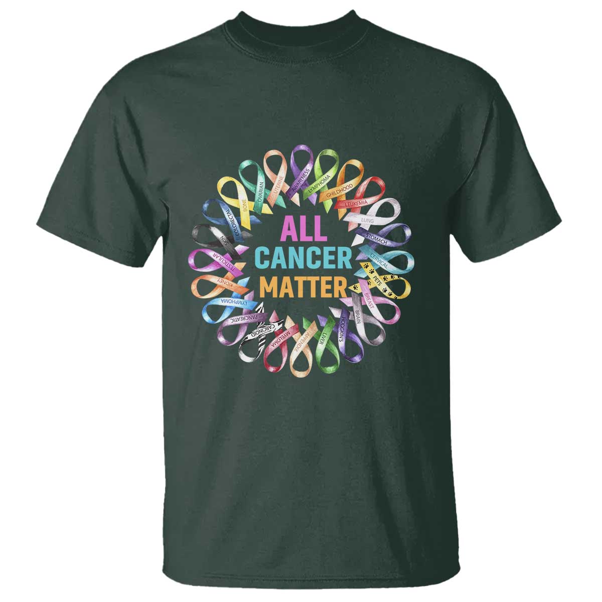 All Cancer Matters T Shirt for Health Advocacy - Support Awareness - Wonder Print Shop