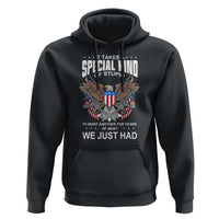 Patriotic Eagle Design Hoodie It Takes a Special Kind of Stupid