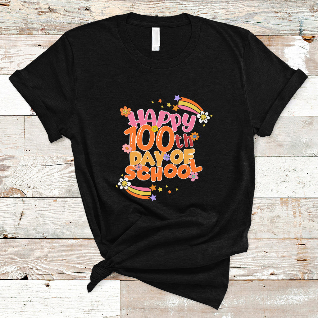 100 Days Of School T Shirt with Cute Symbols - Wonder Print Shop