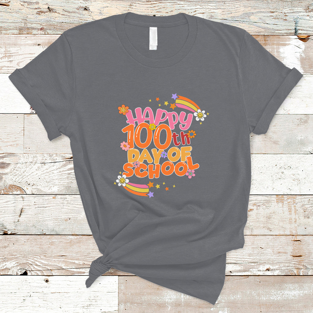 100 Days Of School T Shirt with Cute Symbols - Wonder Print Shop