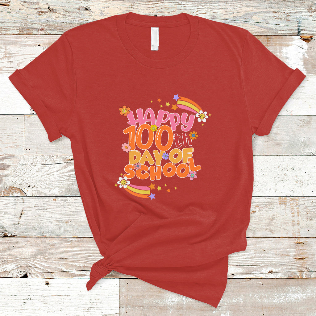 100 Days Of School T Shirt with Cute Symbols - Wonder Print Shop