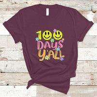 100 Days Of School T Shirt 100th Day Y'all - Wonder Print Shop