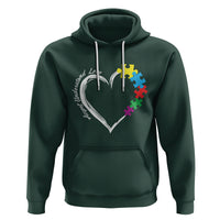 Autism Acceptance Hoodie Accept Understand Love Spectrum Jigsaw Puzzle Heart - Wonder Print Shop