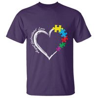 Autism Acceptance T Shirt Accept Understand Love Spectrum Jigsaw Puzzle Heart - Wonder Print Shop
