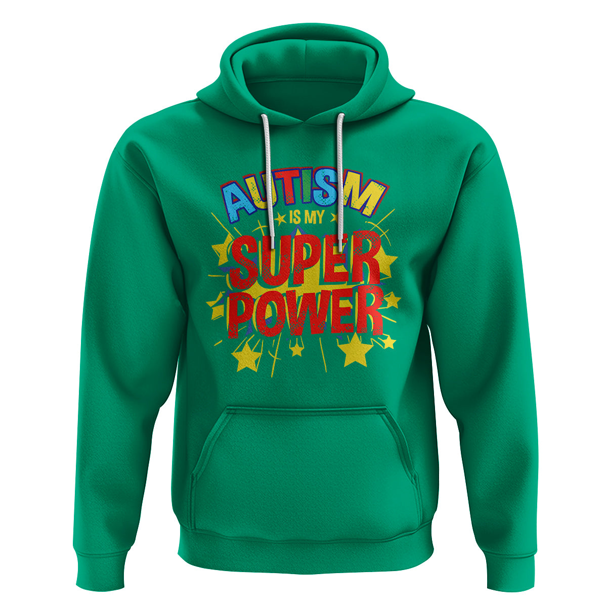 Proud Autism Hoodie My Superpower - Wonder Print Shop