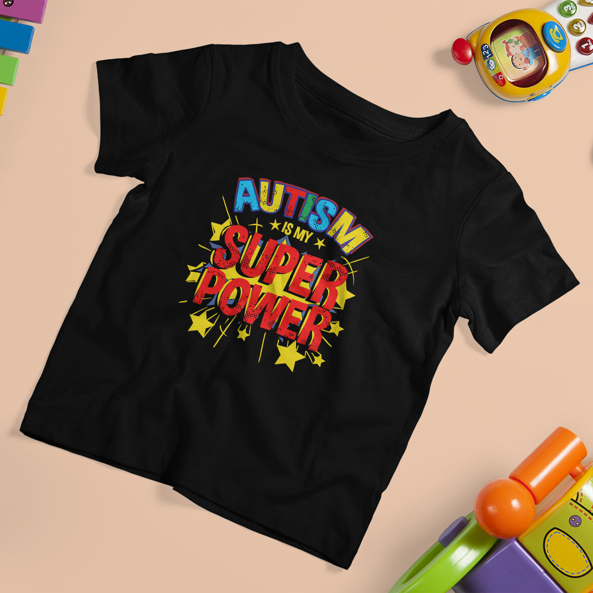Proud Autism T Shirt For Kid My Superpower - Wonder Print Shop
