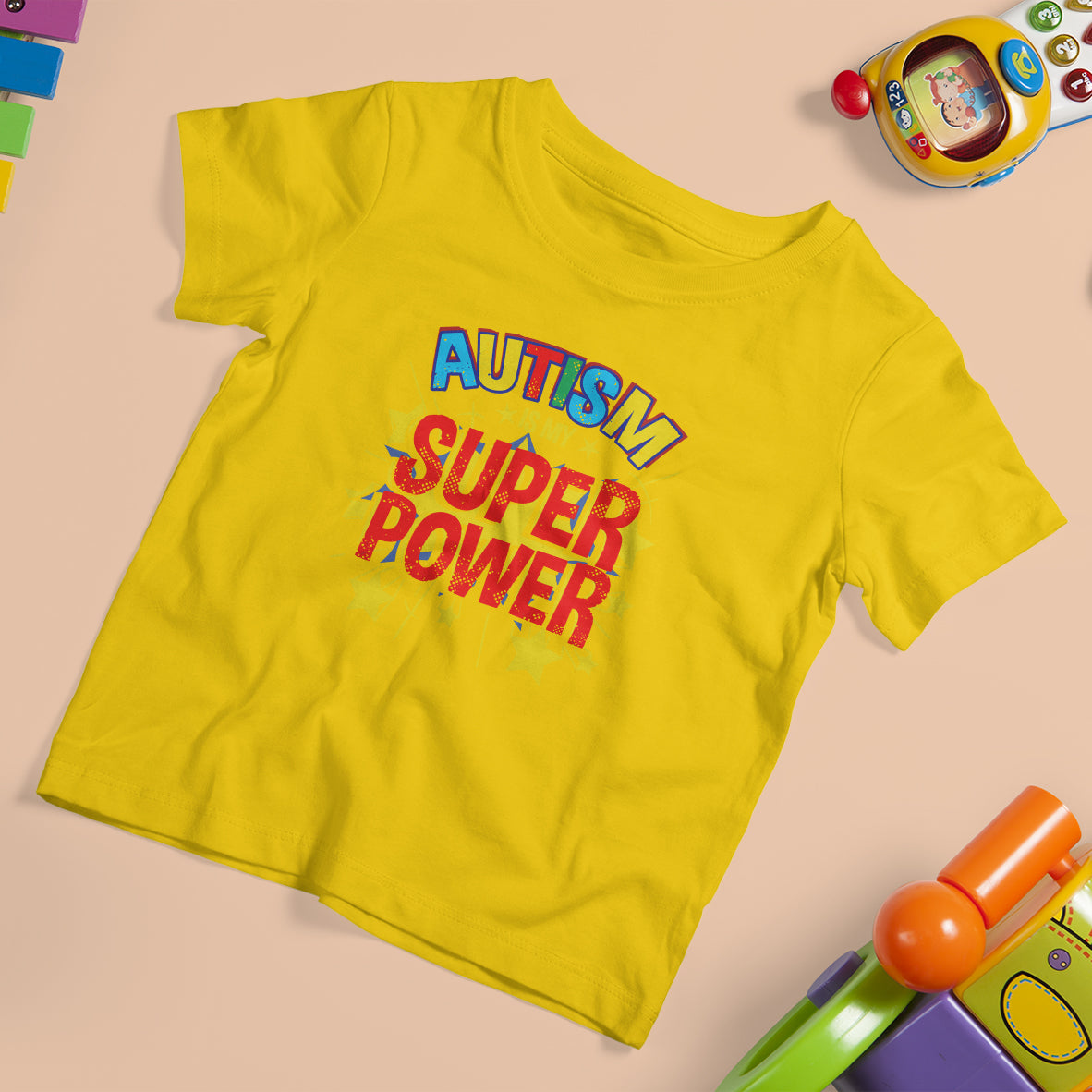 Proud Autism T Shirt For Kid My Superpower - Wonder Print Shop