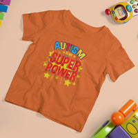 Proud Autism T Shirt For Kid My Superpower - Wonder Print Shop