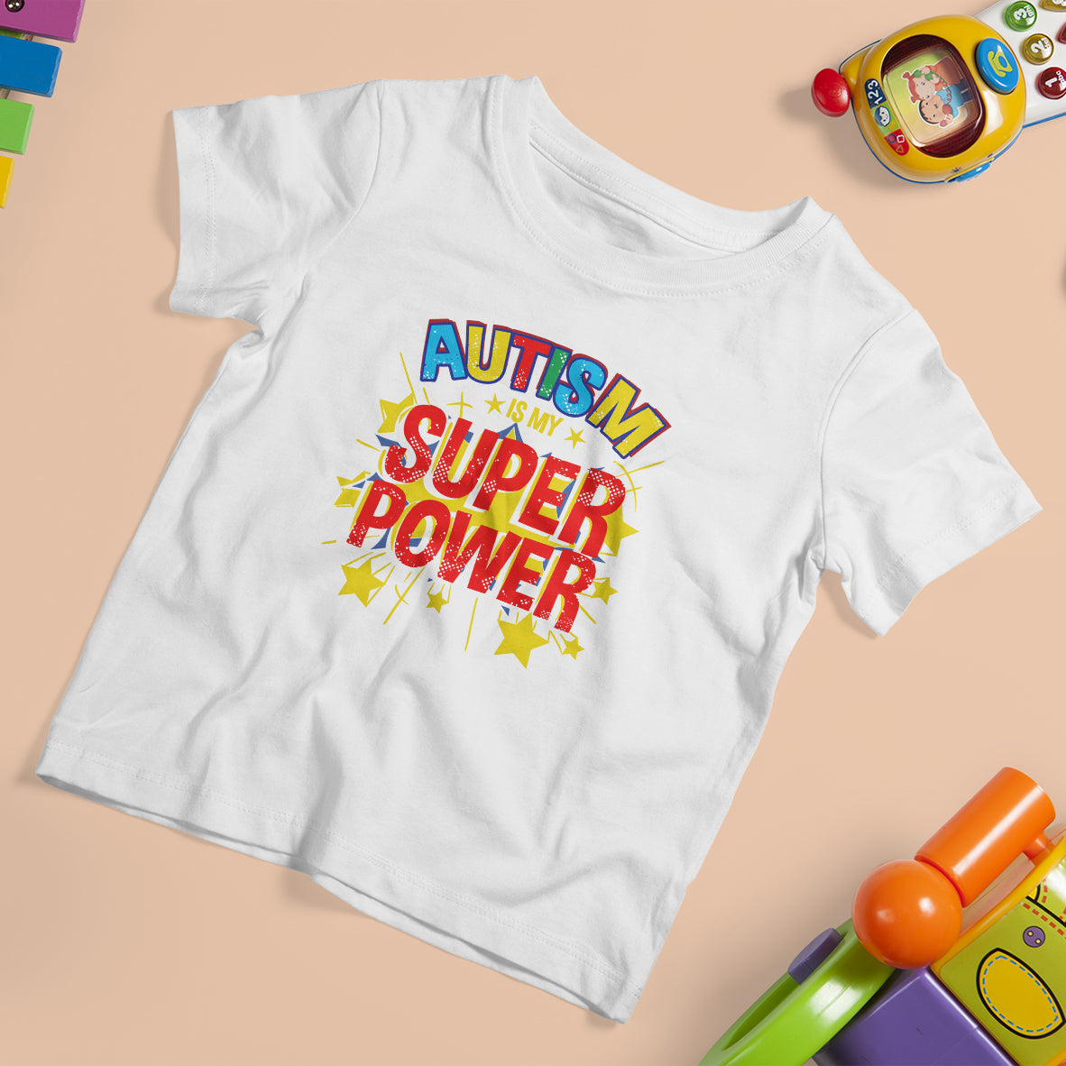 Proud Autism T Shirt For Kid My Superpower - Wonder Print Shop