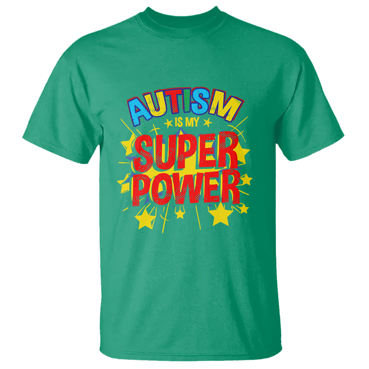 Proud Autism T Shirt My Superpower - Wonder Print Shop