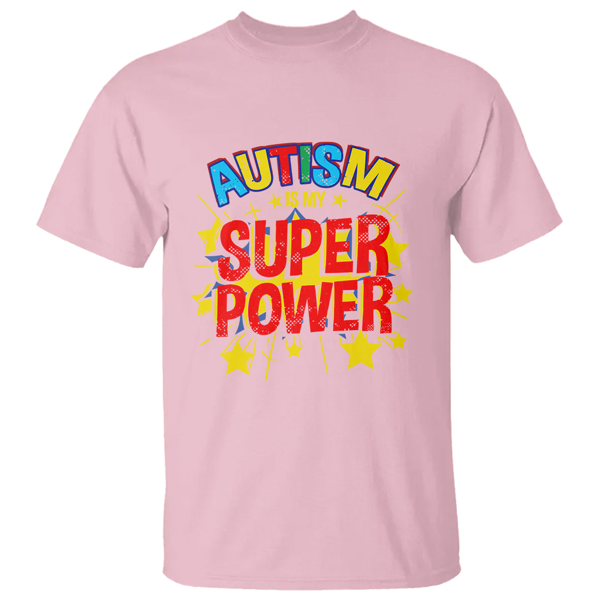 Proud Autism T Shirt My Superpower - Wonder Print Shop