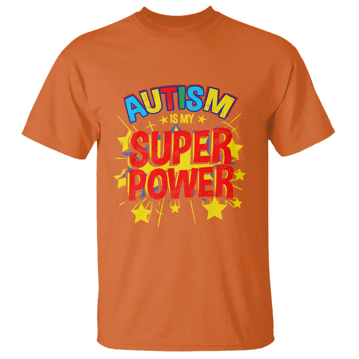 Proud Autism T Shirt My Superpower - Wonder Print Shop