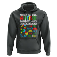 April Is National Autism Awareness Month Hoodie But For Me It's All Months - Wonder Print Shop