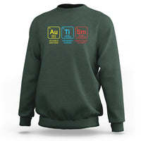Autism Awareness Sweatshirt Chemical Elements Periodic Table ASD - Wonder Print Shop