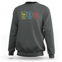 Autism Awareness Sweatshirt Chemical Elements Periodic Table ASD - Wonder Print Shop