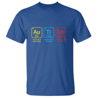 Autism Awareness T Shirt Chemical Elements Periodic Table ASD - Wonder Print Shop
