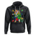 Unicorn Autism Hoodie His Fight is My Fight with Flossing Unicorn Puzzle Piece - Wonder Print Shop