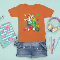 Unicorn Autism T Shirt For Kid His Fight is My Fight with Flossing Unicorn Puzzle Piece - Wonder Print Shop