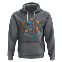 Sped Teacher Hoodie Special Education Autism Accept Adapt Advocate Inclusion Equity Equality - Wonder Print Shop