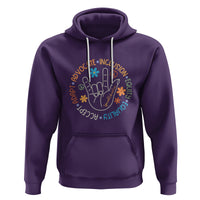 Sped Teacher Hoodie Special Education Autism Accept Adapt Advocate Inclusion Equity Equality - Wonder Print Shop