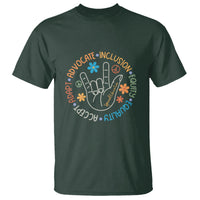 Sped Teacher T Shirt Special Education Autism Accept Adapt Advocate Inclusion Equity Equality - Wonder Print Shop