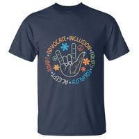 Sped Teacher T Shirt Special Education Autism Accept Adapt Advocate Inclusion Equity Equality - Wonder Print Shop