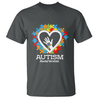 Autism Support T Shirt Jigsaw Puzzle Hand In Hand - Wonder Print Shop