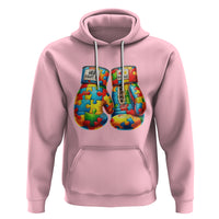 Autism Support Hoodie Her Fight is My Fight Jigsaw Puzzle Boxing Gloves - Wonder Print Shop