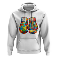 Autism Support Hoodie Her Fight is My Fight Jigsaw Puzzle Boxing Gloves - Wonder Print Shop