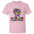 Autism Dad T Shirt His Fight is My Fight Jigsaw Puzzle Raised Fist - Wonder Print Shop