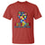 Autism Dad T Shirt His Fight is My Fight Jigsaw Puzzle Raised Fist - Wonder Print Shop