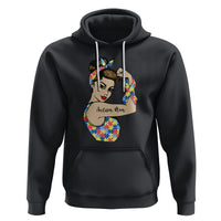 Autism Mom Hoodie Strong Woman Understand Love Support - Wonder Print Shop