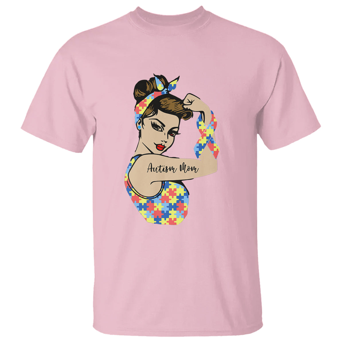 Autism Mom T Shirt Strong Woman Understand Love Support - Wonder Print Shop