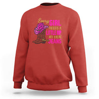 Every Girl Needs A Little Rip In Her Jeans Sweatshirt - Wonder Print Shop
